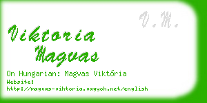 viktoria magvas business card