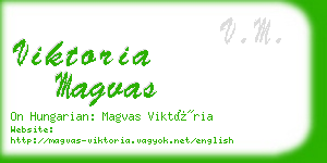 viktoria magvas business card